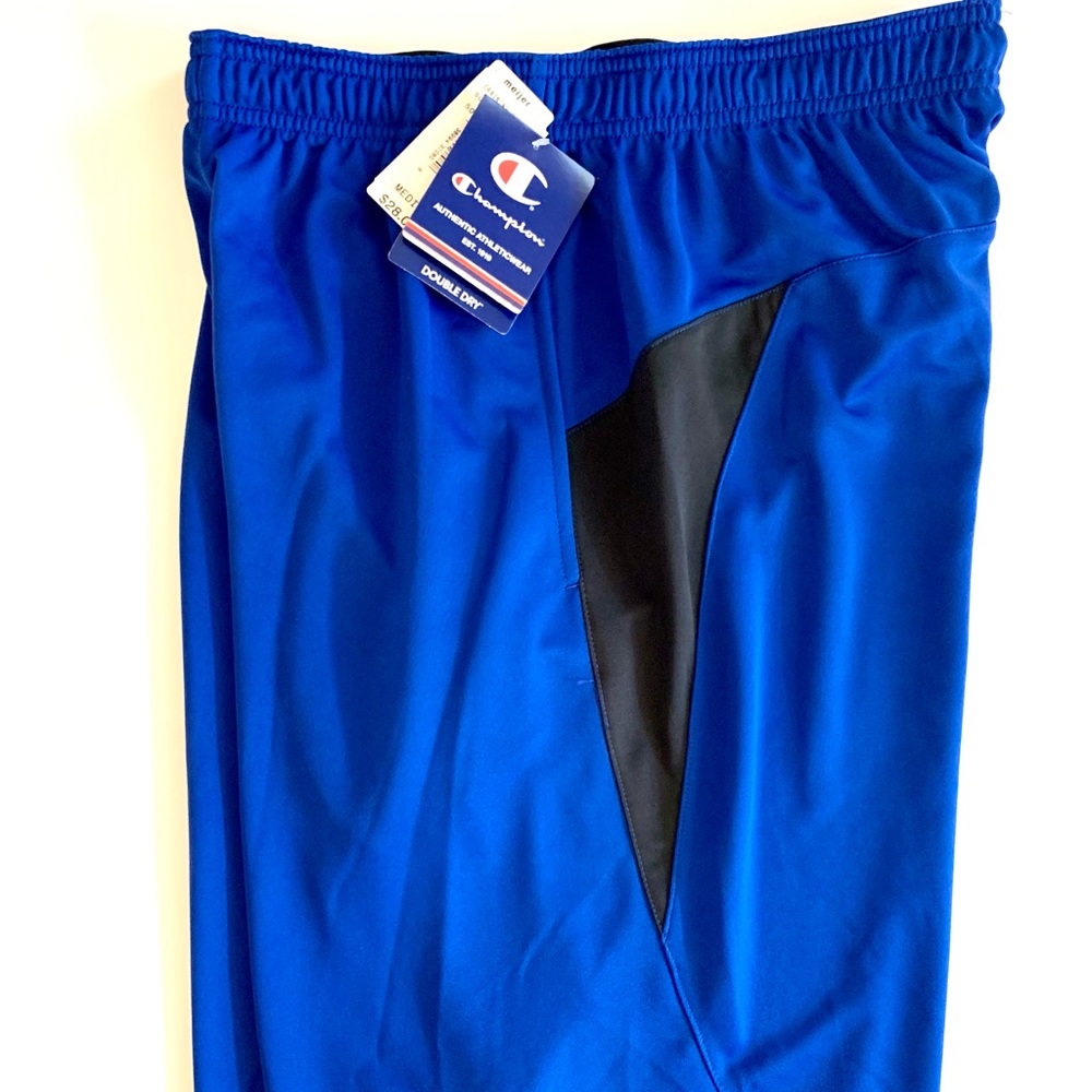 CHAMPION Men’s Basketball Shorts NWT DOUBLE DRY medium blue
